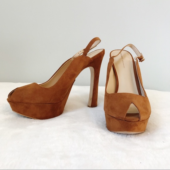Zara Shoes - Zara | Basic Collection Brown Platform Heels -Sz 8